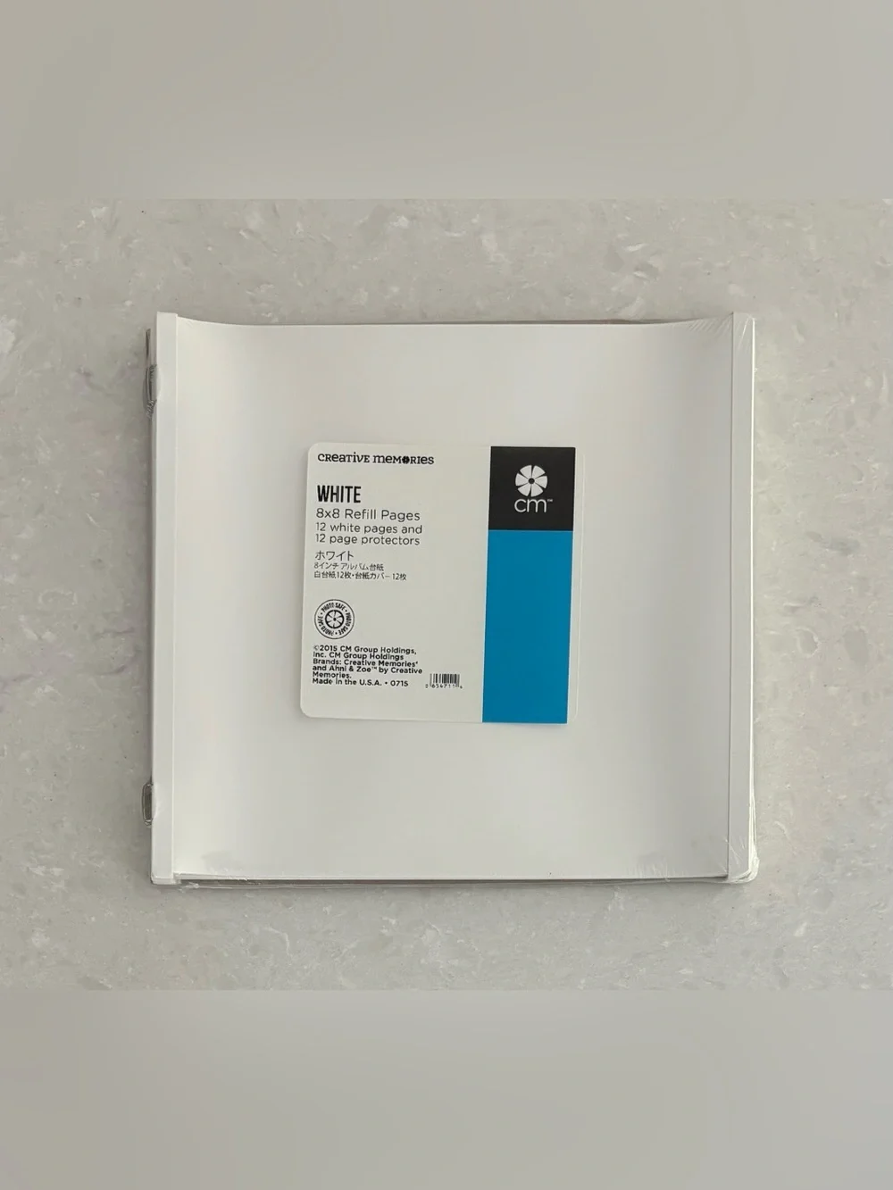 Creative Memories 8X8 Refill Pages and Protectors